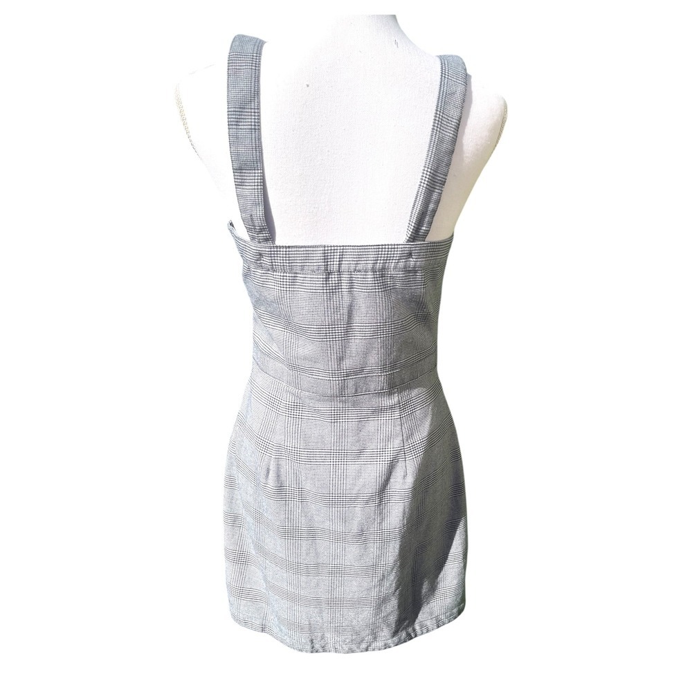 Abercrombie & Fitch Plaid Mini Dress Size Small - Picture 4 of 5